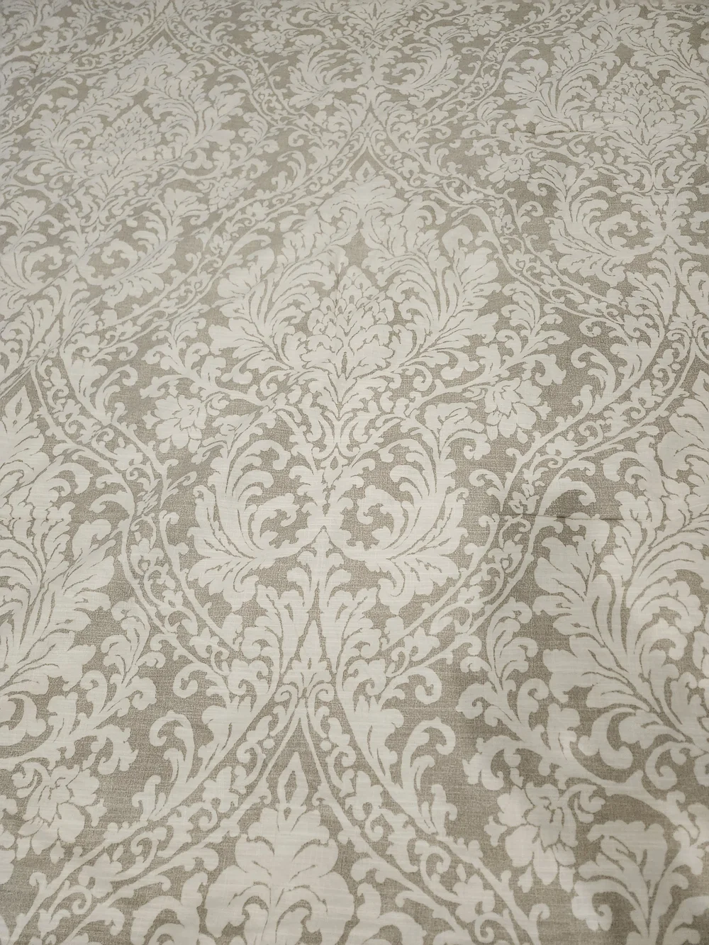 Nicole Miller Home Damask Comforter Set Queen Full 92x96 Reversible Cotton 5pc